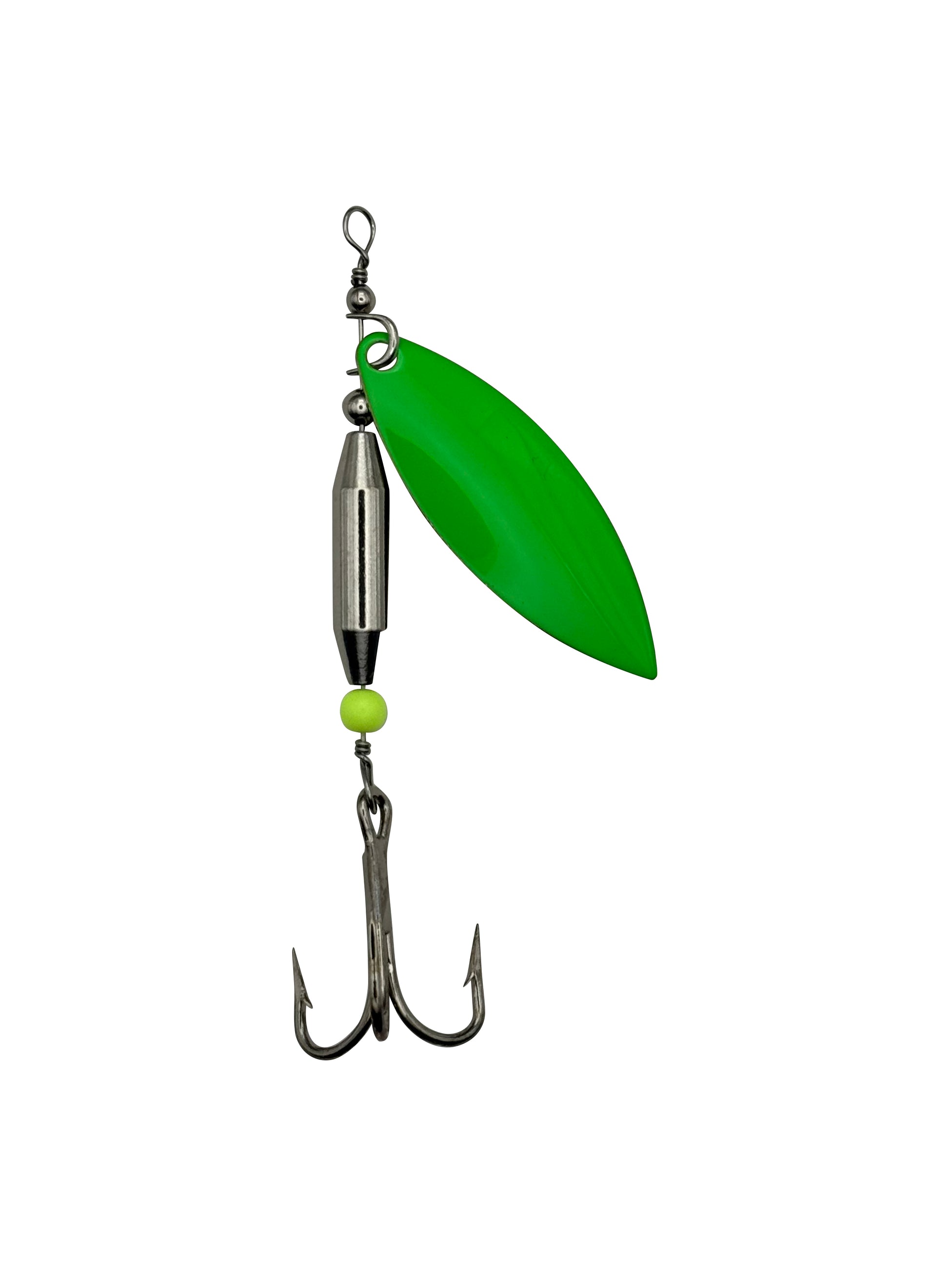 Fosco Handmade Fishing Lures • Inline Spinner • Olive Green • Made By Hand  In Canada – Fosco Fishing Lures